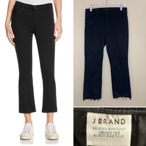 J Brand Selena Bootcut Jeans Black Bastille